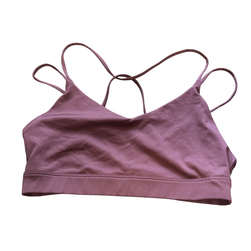 Athletic Works Medium Impact‎ Sports Bra Caged Strap Back Activewear Top